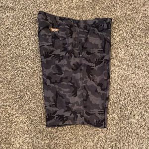 Men’s Affliction Camo swim shorts